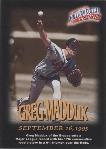 1997-98 Fleer Million Dollar Moments - Greg Maddux #44