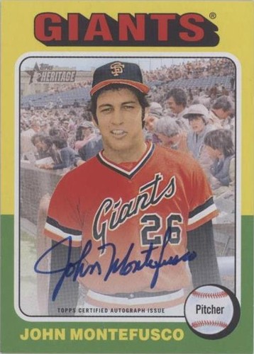 2024 Topps Heritage - John Montefusco #ROA-JMO