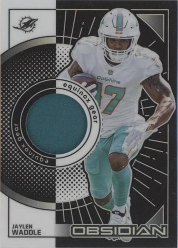 2022 Panini Obsidian Jaylen Waddle #EG-JWA