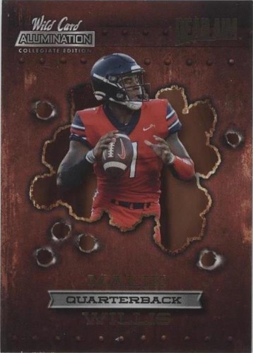 2021 Wild Card Alumination NIL Collegiate Edition Malik Willis #ANDA-17