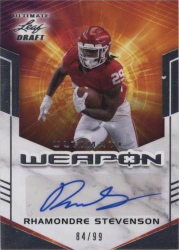 2021 Leaf Ultimate Draft Rhamondre Stevenson #UW-RS1