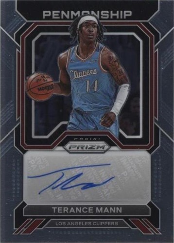 その他 Panini mosaic Terance mann Black RC 1/1 2023-24 Panini Mosaic Reactive Blue Prizm Terance Mann Los