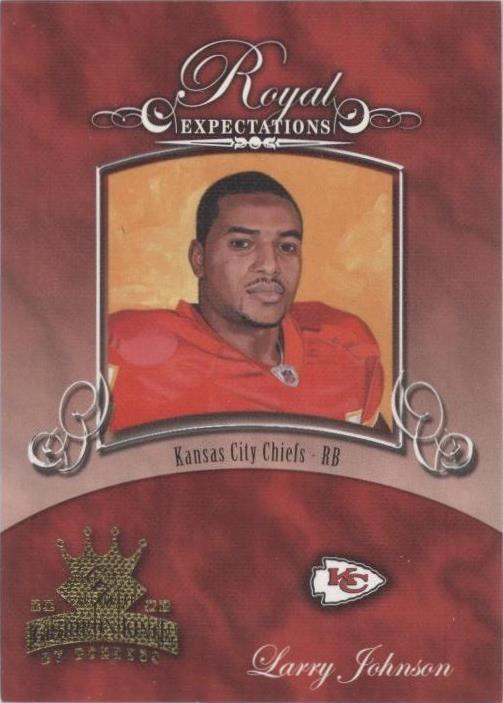 Donruss Gridiron Kings Larry Johnson 2003 #RE-10