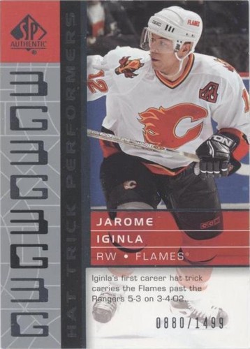 2002-03 SP Authentic - Jarome Iginla #93