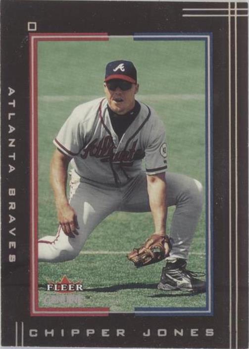 2002 Fleer Genuine - Chipper Jones #48