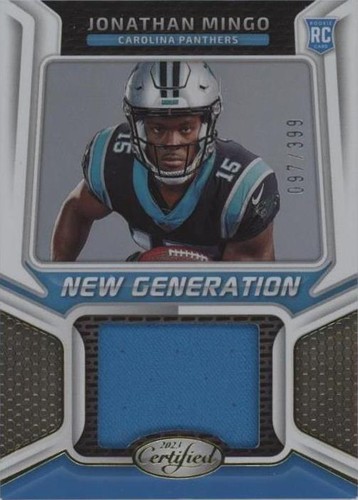 mingoページ Jonathan Mingo 2023 Panini Spectra RPA #219 Rookie 3 Color