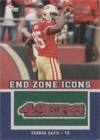 2011 Topps Vernon Davis #EZI-33