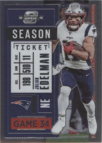 2020 Panini Contenders Optic Julian Edelman #40