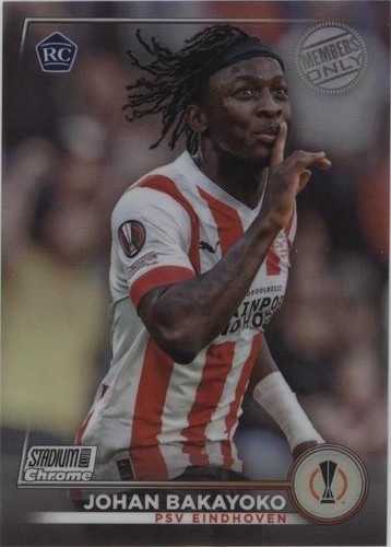 2022-23 Topps Stadium Club Chrome UEFA Club Competitions Johan Bakayoko #50