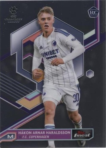 2022-23 Topps Finest UEFA Club Competitions Hakon Arnar Haraldsson #80
