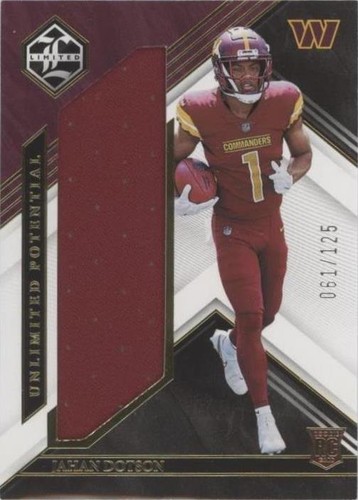 2022 Panini Limited Jahan Dotson #LP-JDO