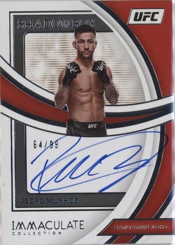 2022 Panini Immaculate Collection UFC - Pedro Munhoz #SS-PMZ