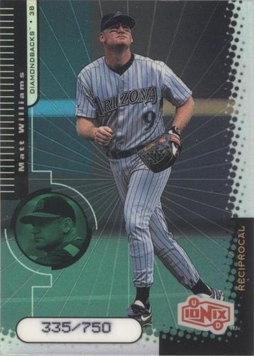 1999 Upper Deck Ionix - Matt Williams #R4