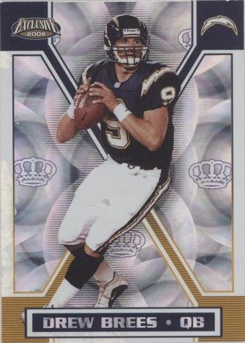 2002 Pacific Exclusive Drew Brees #146