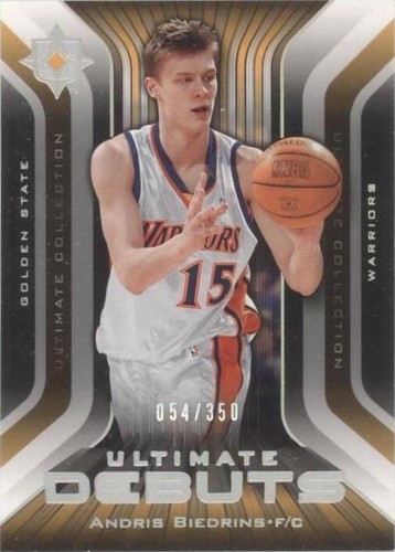 2004-05 Ultimate Collection - Andris Biedrins #UD11