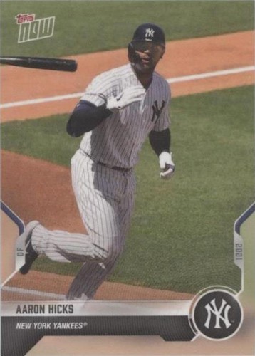 2021 Topps Now Road to Opening Day - Aaron Hicks #OD-33