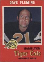 1971 O-Pee-Chee Canadian Football League Dave Fleming #67