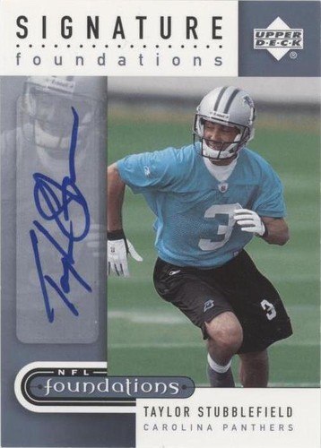 2005 Upper Deck NFL Foundations Taylor Stubblefield #SF-TS