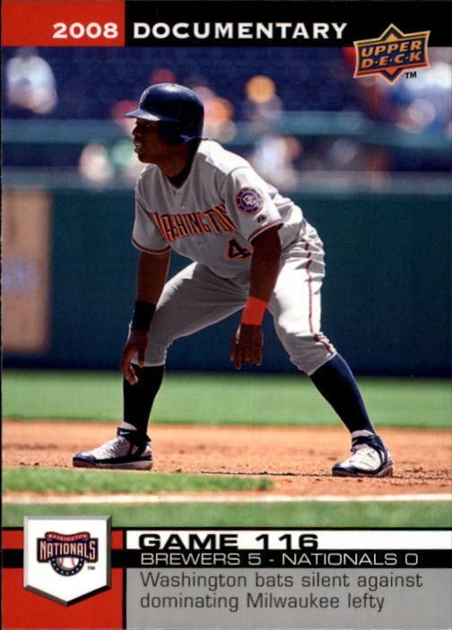 2008 Upper Deck 纪录片 - Lastings Milledge #3538