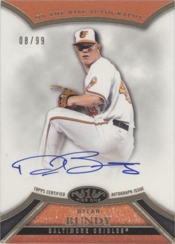2013 Topps Tier One - Dylan Bundy #ORA-DBY1