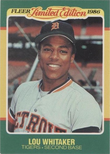 1986 Fleer Limited Edition Baseball Superstars - Lou Whitaker #44