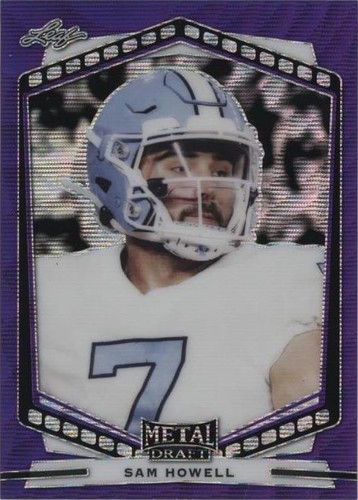2022 Leaf Draft Sam Howell #P-SH1