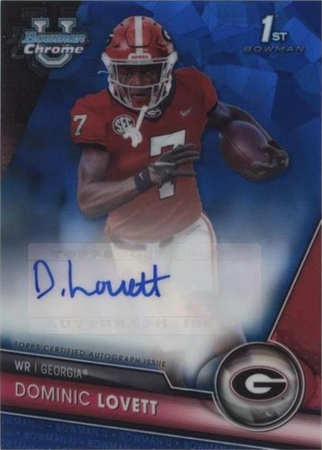 2023 Bowman University Chrome Sapphire Edition Dominic Lovett #PA-DLO