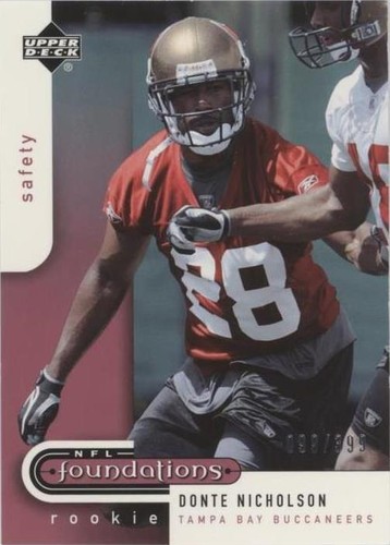 2005 Upper Deck NFL Foundations Donte Nicholson #152