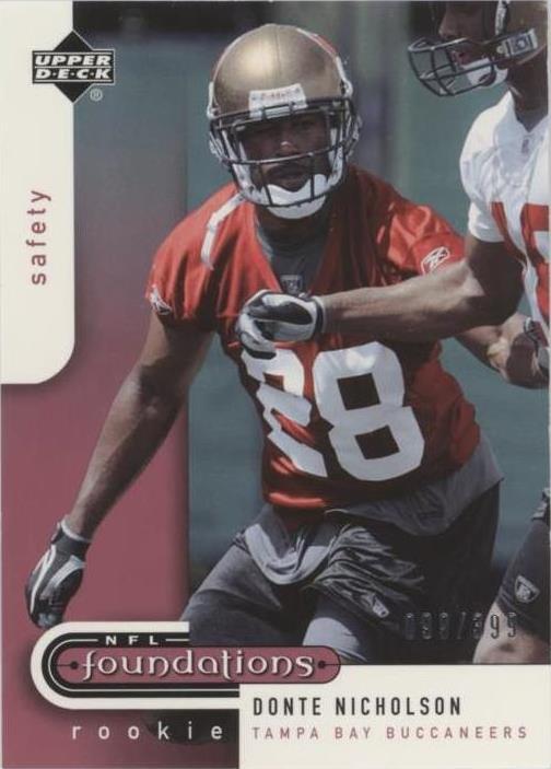2005 Upper Deck NFL Foundations Donte Nicholson #152