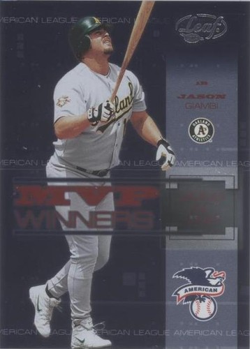 2004 Leaf - Jason Giambi #MW-19
