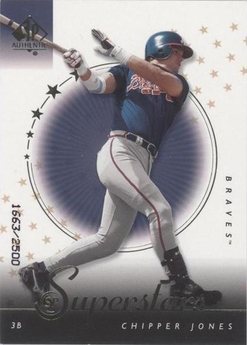 2000 SP Authentic - Chipper Jones #93