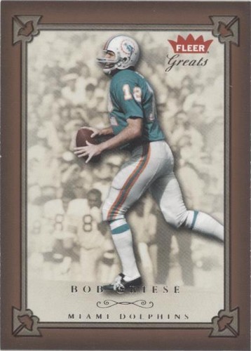 2004 Fleer Greats Bob Griese #63