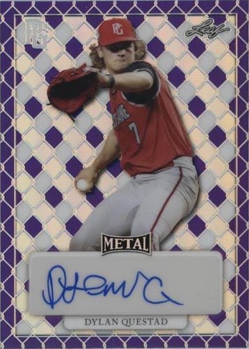 2019 Leaf Metal Perfect Game All American Dylan Crews Auto