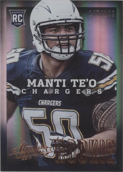 2013 Panini Absolute Manti Te'o #159