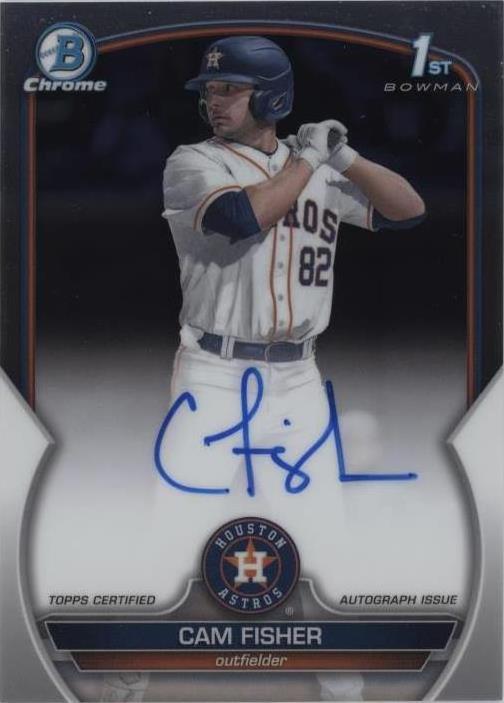 2023 Bowman Draft - Chrome Prospect Autographs #CDA-CFI Cam Fisher (AU, RC)-image