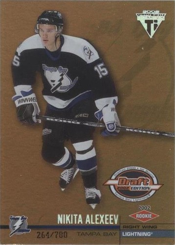 2001-02 Pacific Private Stock Titanium Draft Edition - Nikita Alexeev #167