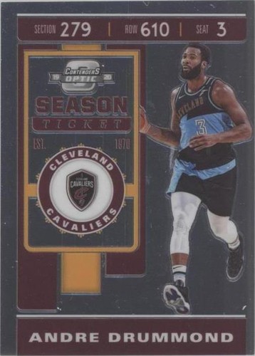 2019-20 Panini Contenders Optic - Andre Drummond #27
