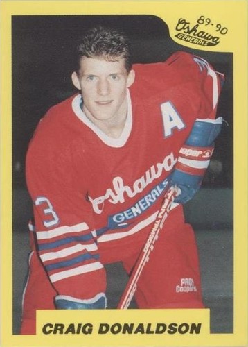 1989-90 7th Inning Sketch OHL - Craig Donaldson #7