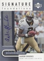 2005 Upper Deck NFL Foundations Aaron Brooks #SF-AA