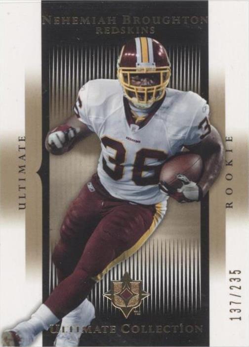 2005 Ultimate Collection Nehemiah Broughton #197