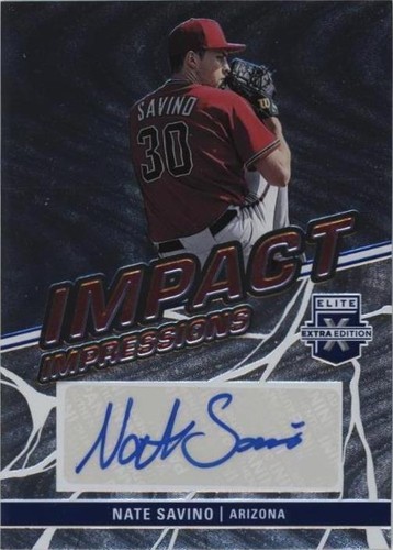 2023 Panini Elite Extra Edition - Nate Savino #II-NSV