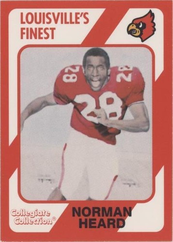 1989 Collegiate Collection Louisville Cardinals Louisville's Finest Norman Heard #174