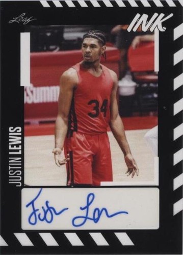 2023-24 Leaf Ink - Justin Lewis #BA-JL2