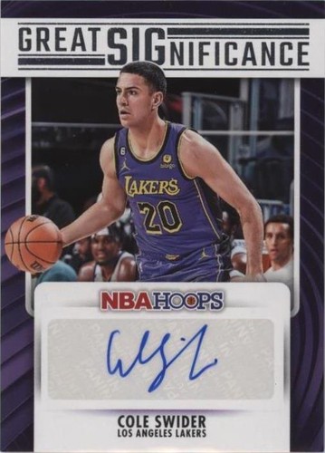 2023-24 Panini NBA Hoops - Cole Swider #GS-CSW