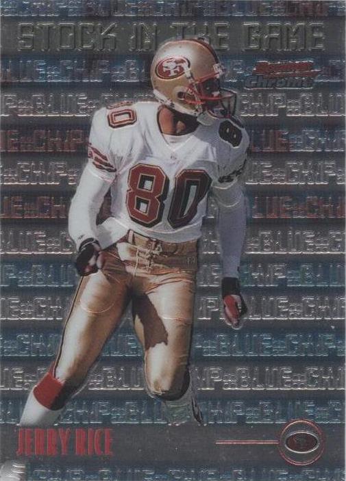 1999 Bowman Chrome Jerry Rice #S18