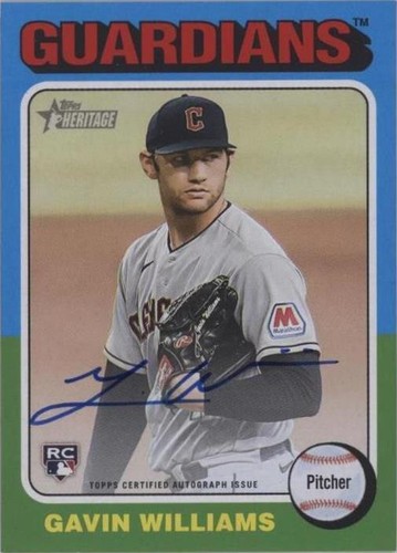 2024 Topps Heritage - Gavin Williams #ROA-GW