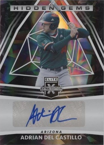 2022 Panini Elite Extra Edition - Adrian Del Castillo #HG-AC