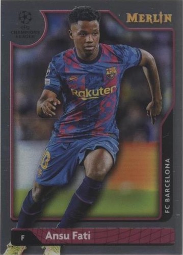 2021-22 Topps Merlin Collection Chrome UCL Ansu Fati #36