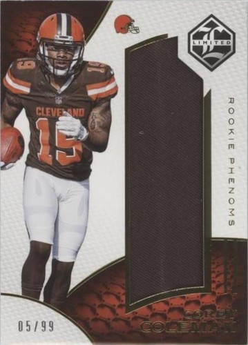 2016 Panini Limited Corey Coleman #RPJ-CC2