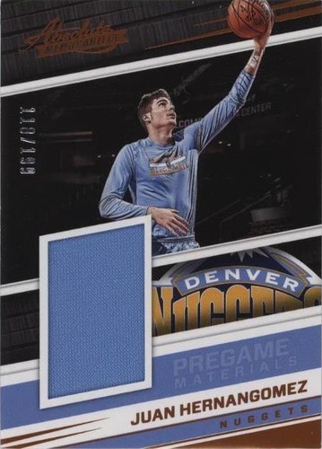 2017-18 Panini Absolute - Juan Hernangomez #PG-JHG